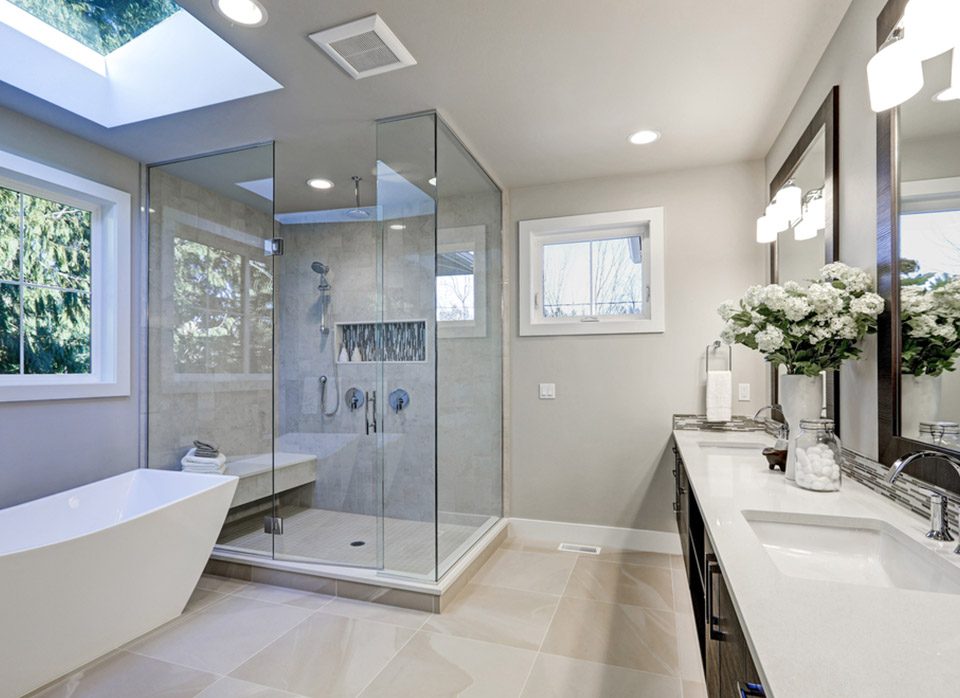 White Bathroom — Home Builders in Gold Coast, QLD
